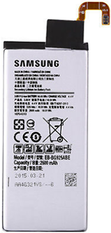 Заводской аккумулятор для Samsung Galaxy S6 Edge G925F (EB-BG925ABE, 2600mah)