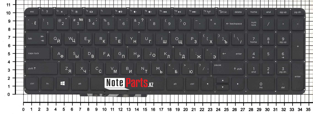 Клавиатура для ноутбука HP 15-j000, 17-j000 без рамки - фото 1 - id-p49952256