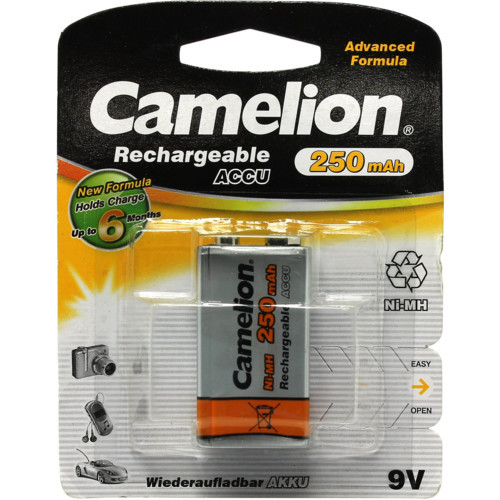 CAMELION Rechargeable NH-9V250BP1 батарейка (NH-9V250BP1) - фото 1 - id-p49966900