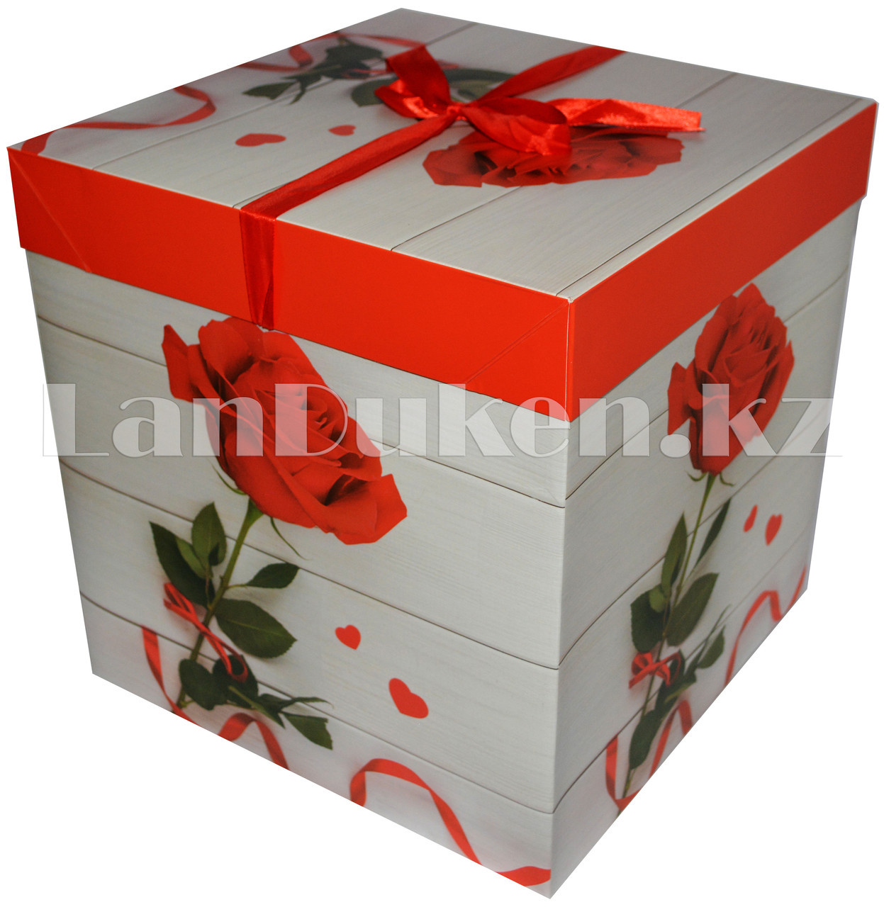 Подарочная новогодняя упаковка 30х30 см (Макси) Роза - фото 1 - id-p49975565
