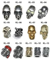 Бусины «Metal Skull» для темляков и пуллеров - фото 1 - id-p3353290