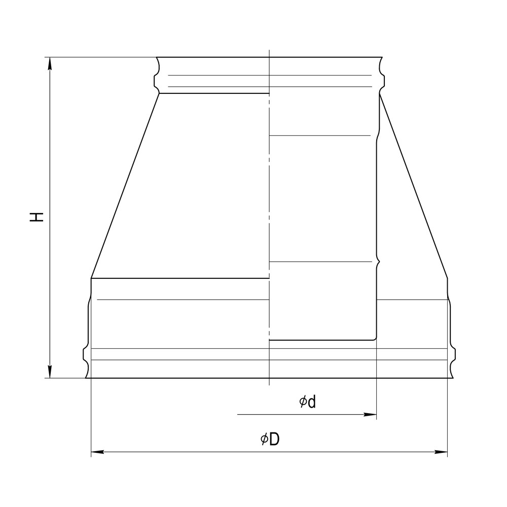 Конус сэндвич Ferrum Ф 120х200 - фото 2 - id-p49984416