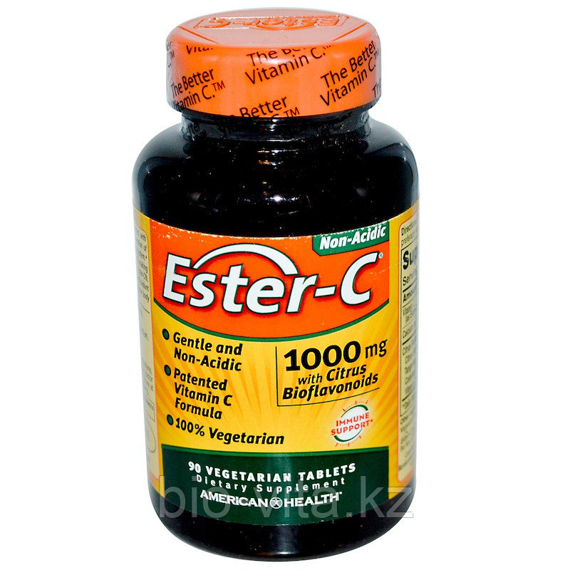 American Health, Эстер-С 1000 мг 90 таблеток.Ester C (лучшая форма усвоения витамина С, не раздражает желудок)
