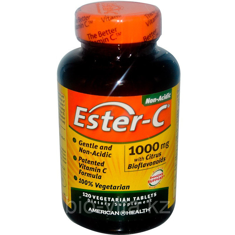American Health, Эстер-С 1000 мг120таблеток.Ester C (лучшая форма усвоения витамина С, не раздражает желудок)