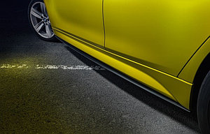 Накладки на пороги BMW 3-series (F30) 2012- н.в. Аналог накладок М-порогов (OEM 51778056579, OEM 51778056580)
