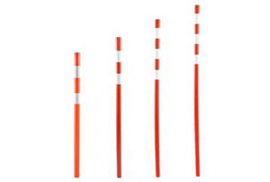 Дорожная сигнальная веха 1800 мм. пластиковая, оранжевая, ДСВ-1.8