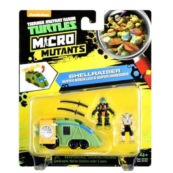 TMNT: MICRO Черепашки-ниндзя Функциональные мини игровые наборы.