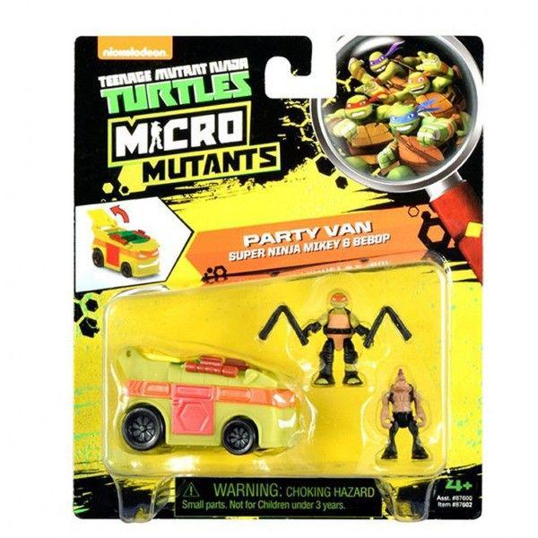 TMNT: MICRO Черепашки-ниндзя Функциональные мини игровые наборы.