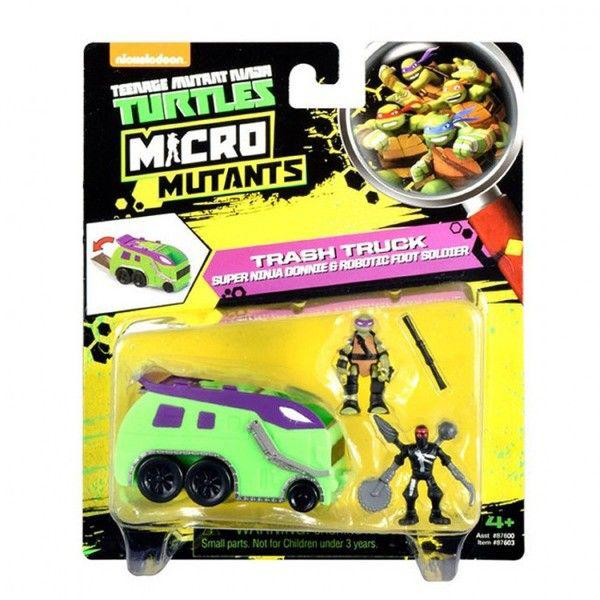 TMNT: MICRO Черепашки-ниндзя Функциональные мини игровые наборы.
