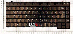 Клавиатура для ноутбука Toshiba Satellite A300/ M300/ L300, RU, черная