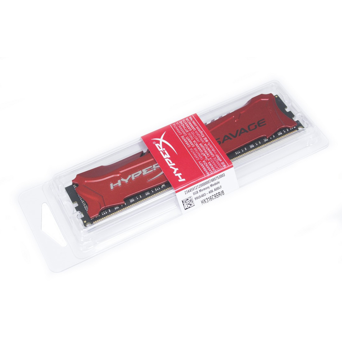 Модуль памяти Kingston HyperX Savage HX316C9SR/8 DDR3 8 GB DIMM - фото 2 - id-p49391975