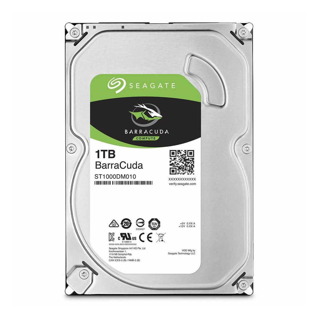 Жёсткий диск HDD 1Tb Seagate Barracuda SATA6Gb/s 7200rpm 64Mb 3,5" ST1000DM010