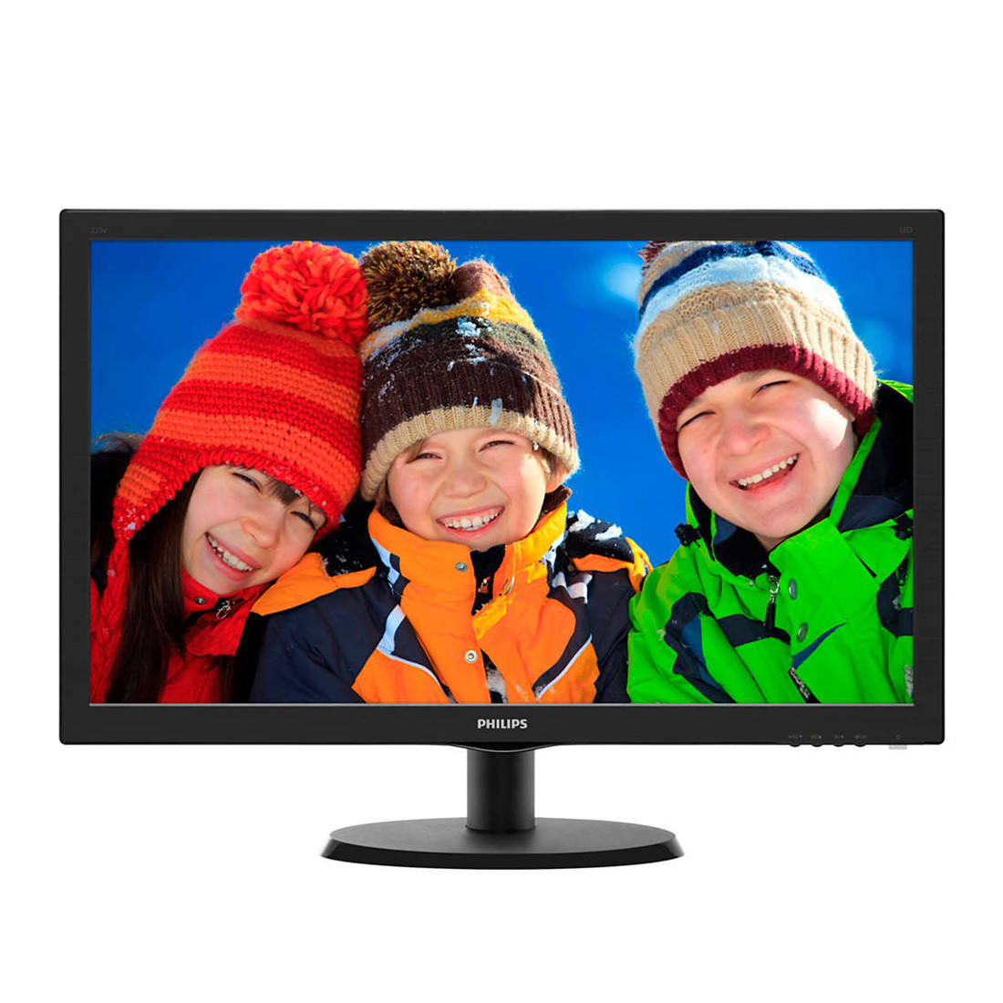 Монитор 23,6" PHILIPS 243V5LSB/01 Чёрный
