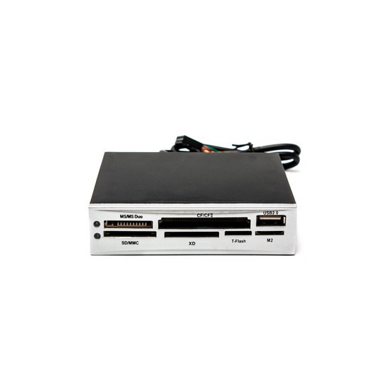 Картридер встраиваемый Deluxe DCi01SL Серебристый