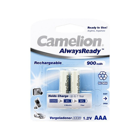 Аккумулятор CAMELION AlwaysReady Rechargeable NH-AAA900ARBP2