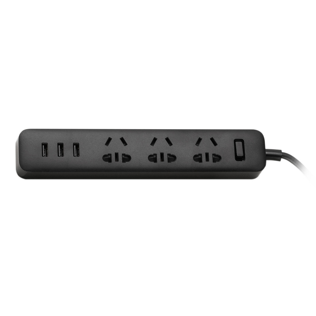 Удлинитель Xiaomi MI (3 розетки+3 USB) Чёрный