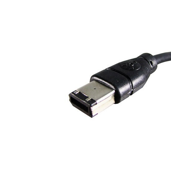 Интерфейсный кабель Fire Wire (IEEE-1394) 6-6pin (1 м) Чёрный - фото 2 - id-p49393681