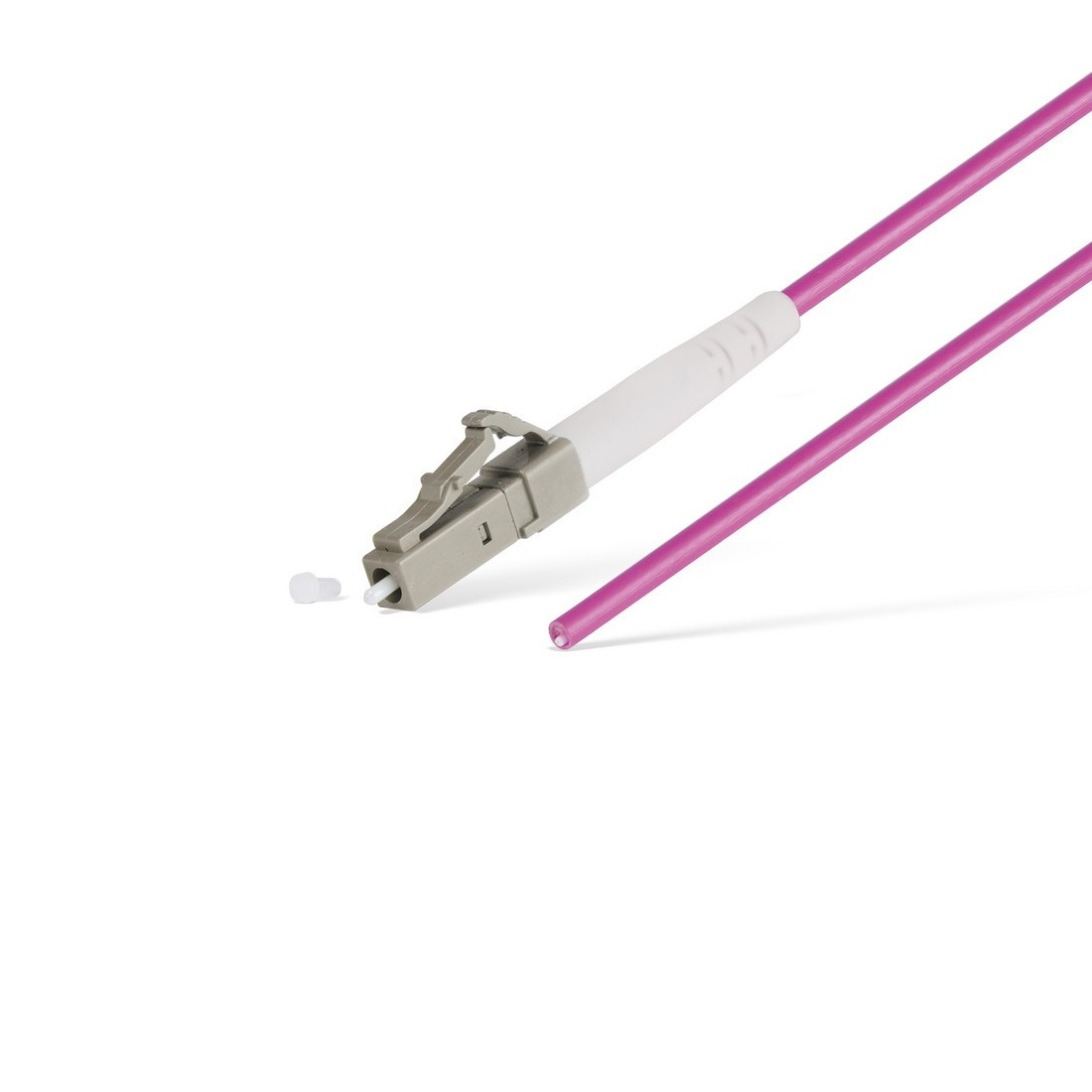 Пигтейл Оптический LC/UPC MM OM4 50/125 3.0мм 1 м