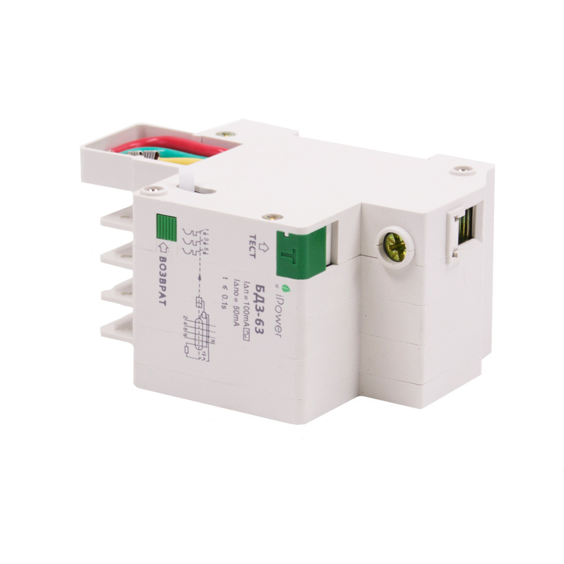 Блок дифференциальный iPower БД3-63 100 mА