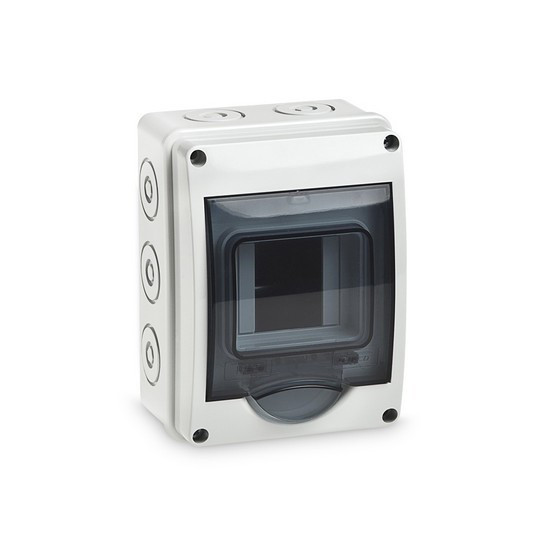 Щиток для открытой проводки на 3 модуля с дверцей IP65 TYCO 69003