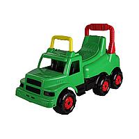 Детская машинка-каталка "Весёлые гонки" для мальчиков (зеленый), М4483