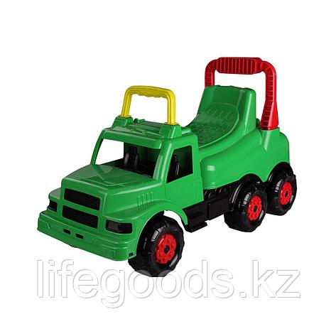 Детская машинка-каталка "Весёлые гонки" для мальчиков (зеленый), М4483, фото 2
