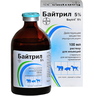Байтрил 10% 100 Мл: Продажа, Цена В Петропавловске. Ветеринарные.