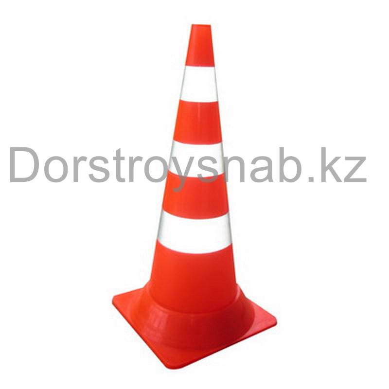 КС Конус сигнальный резиновый мягкий, гибкий, оранжевый 750 мм - фото 2 - id-p49994601