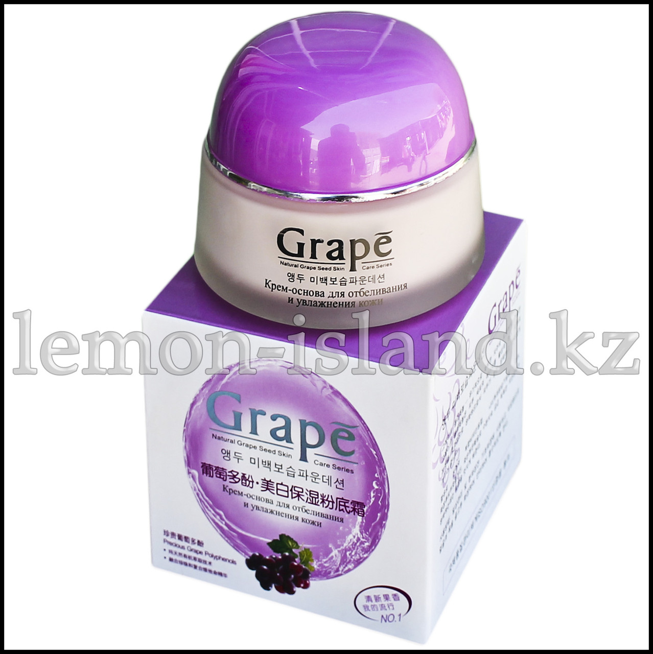 Крем-тональная основа для лица "Grape" от Laicom, фото 1