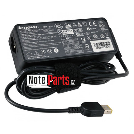 Зарядка для ноутбука Lenovo 20V 3.25A (65W) прямоугольный разъем (ORIGINAL), фото 2