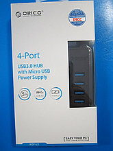 USB Hub Orico W5PH4-3S-BK USB 3.0