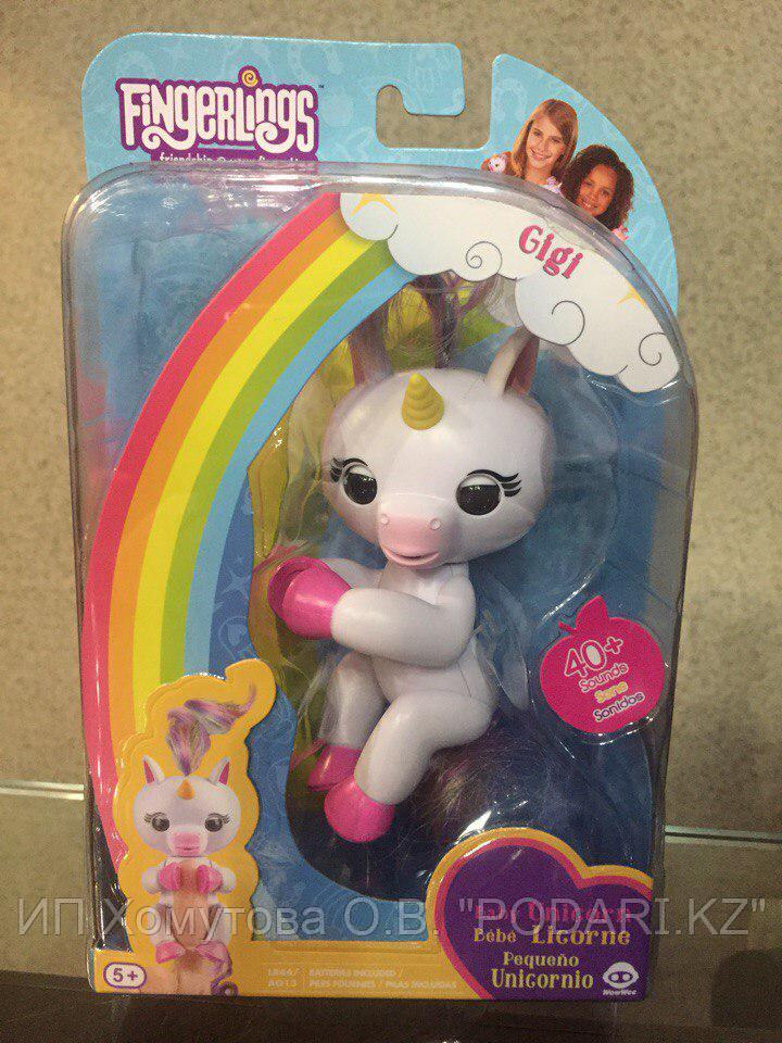 Fingerlings WowWee Интерактивный единорог малыш Gigi