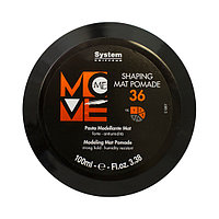 Паста для моделирования матовая Dikson Move Me 36 Shaping Mat Pomade 100 мл.