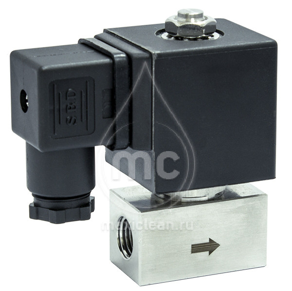 SV inox 1.5 Магнитный вентиль c розеткой 0 - 250 bar.(230 V ~ 50 Hz)