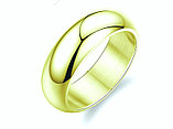 Кольцо обручальное "Итальянское золото" позолота, фото 4