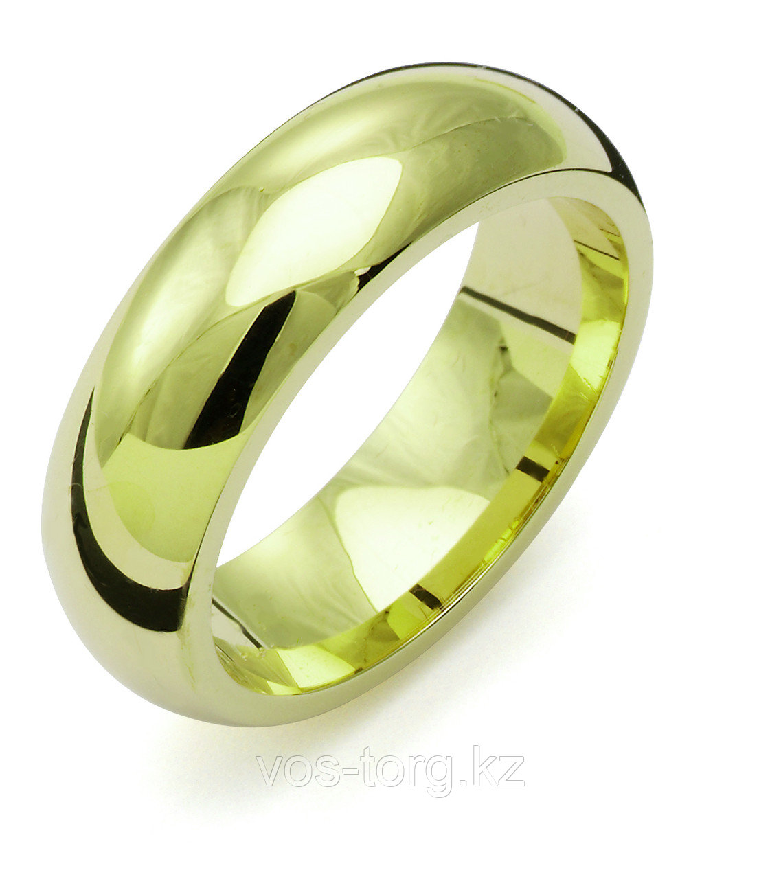 Кольцо обручальное "Итальянское золото" позолота - фото 3 - id-p47883158