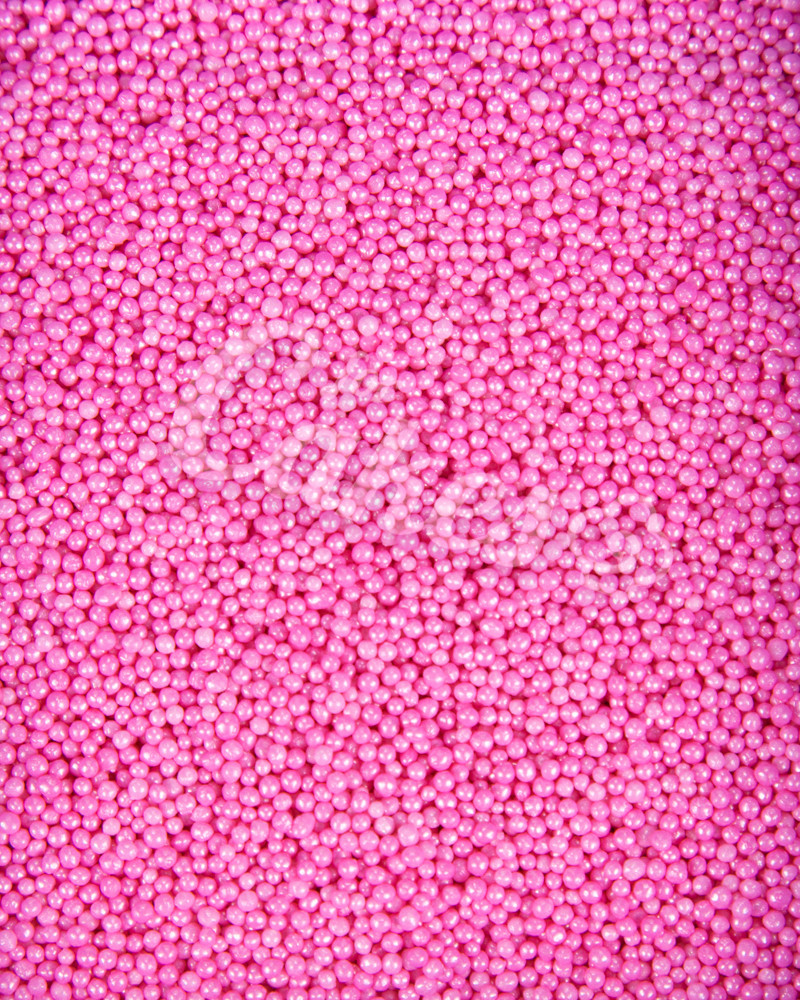 Посыпка кондитерская «Шарики одноцветные Розовые перламутровые» - фото 1 - id-p49751974