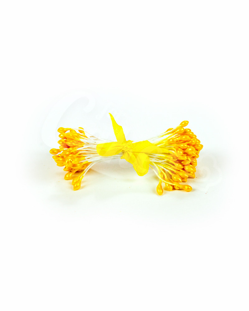 Жемчужные тычинки для цветов из мастики цвет «Тыквенный», Китай - фото 1 - id-p49752073