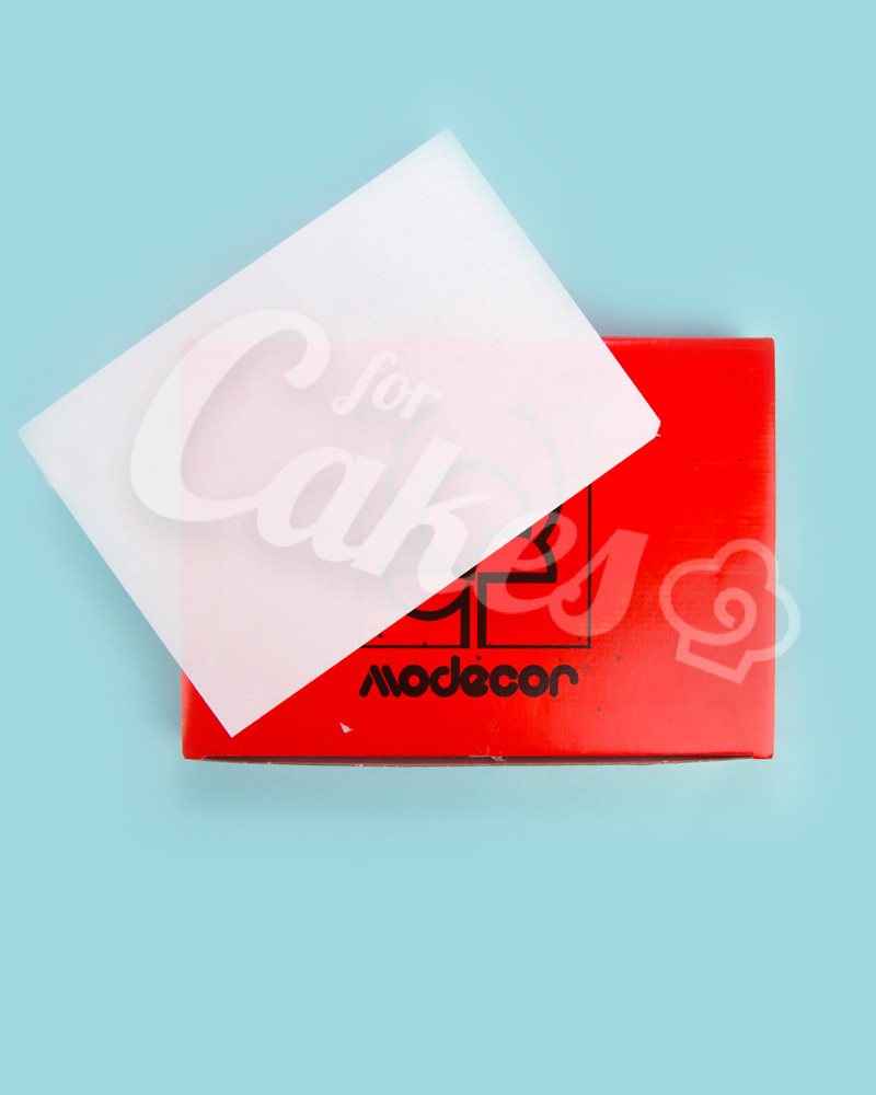 Пищевая бумага вафельная «Modecor», тонкая, упаковка 10 листов формата А4