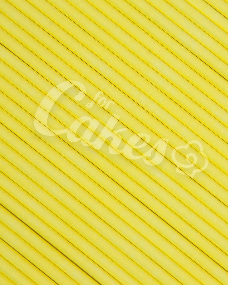 Палочки для кейк-попсов «Желтые», 100 штук, длина 15 см