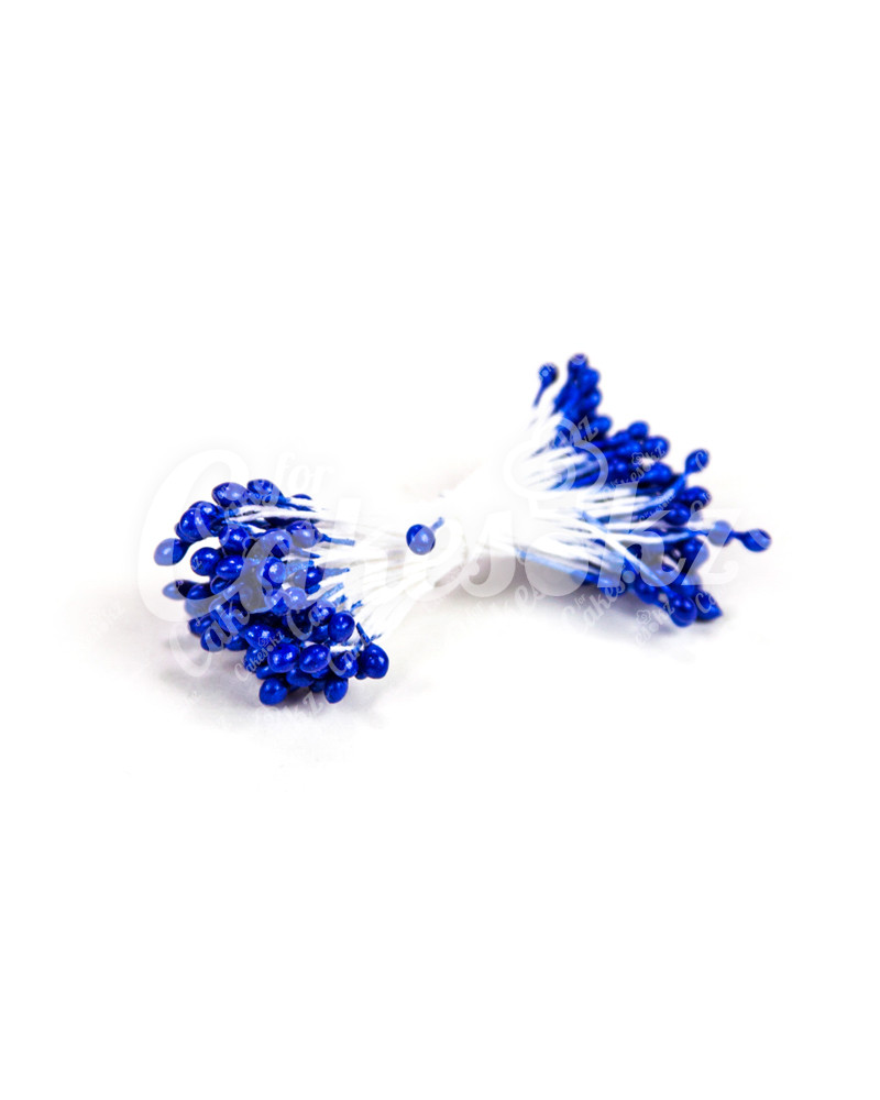 Жемчужные тычинки для цветов из мастики «Ярко-синие», Китай - фото 1 - id-p49752511