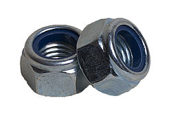 Гайка с нейлоновой вставкой М5  нержавейка А2 DIN985