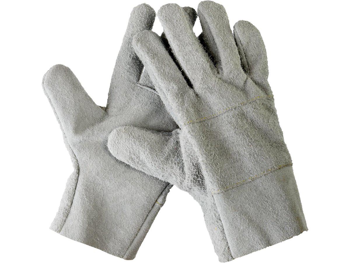 Перчатки СИБИН рабочие кожаные, из спилка, XL (1134-XL) - фото 2 - id-p50048342
