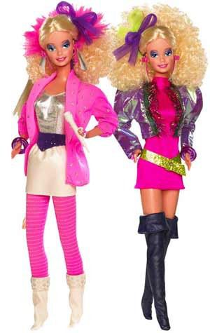 Barbie Коллекционная кукла Барби "Рок энд Ролл" Винтажная Мода 1986 год