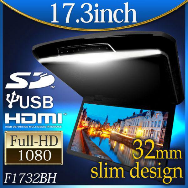 Потолочный 17,3 Монитор dvd-плеер LED LCD