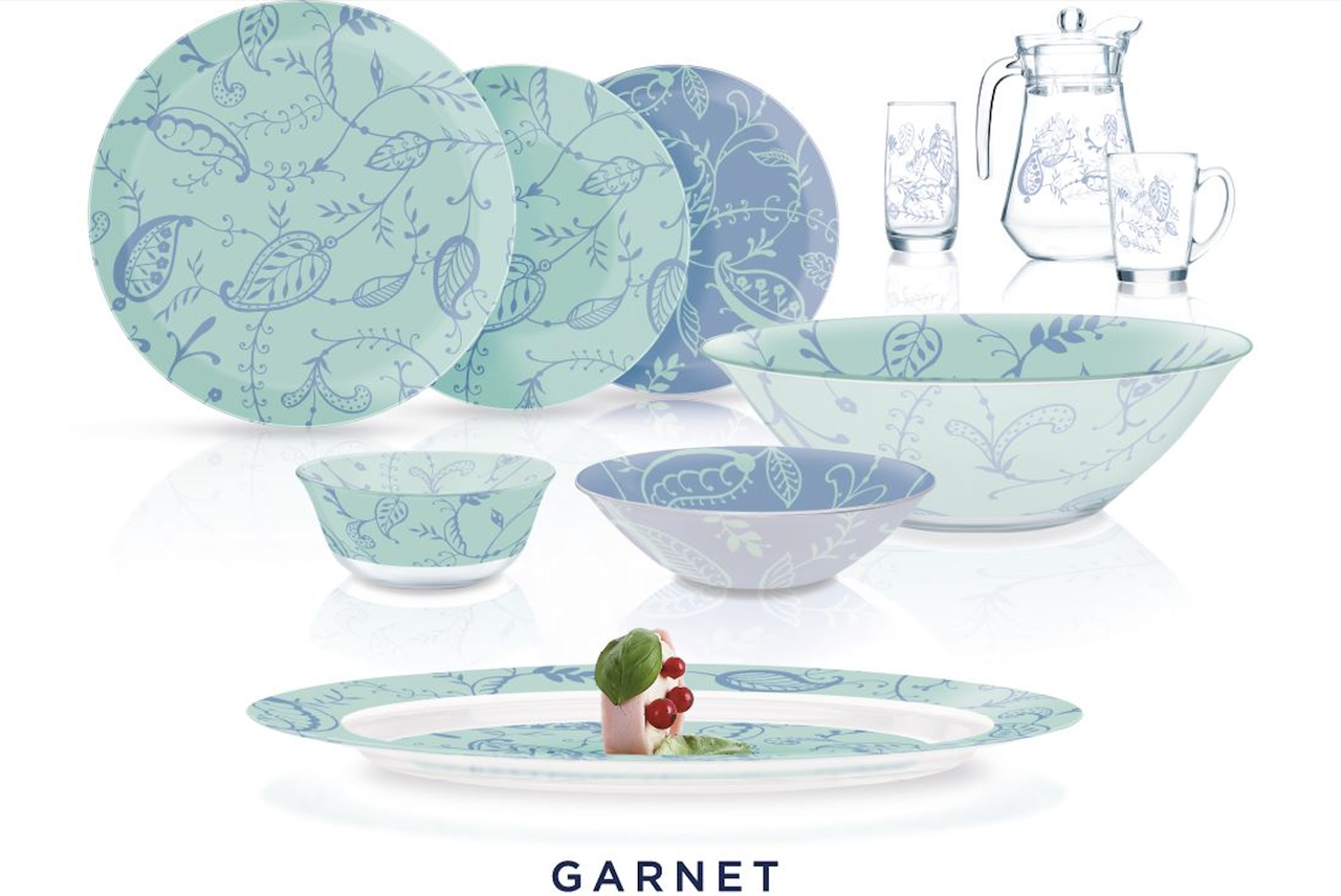 Столовый сервиз Luminarc Simply Garnet 46 предметов на 6 персон