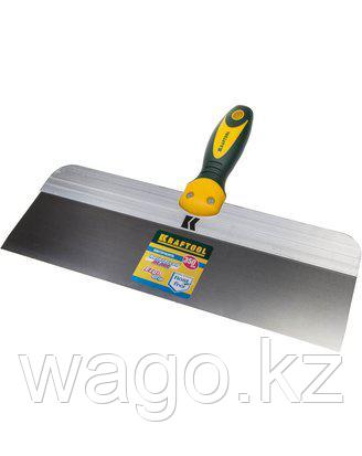 ШПАТЕЛЬ ФАСАДНЫЙ НЕРЖАВЕЮЩИЙ СТРОИТЕЛЬНЫЙ KRAFTOOL 10036-350, С ДВУХКОМПОНЕНТНОЙ РУЧКОЙ, 350ММ, фото 2
