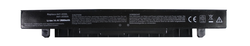 Аккумулятор PowerPlant для ноутбуков Asus X450 (A41-X550, AS-X550-4) 14.4V 2600 mAh