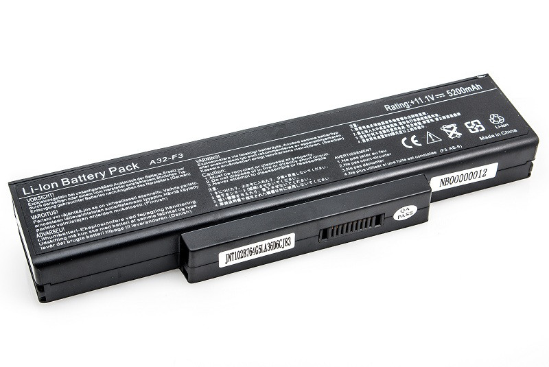 Аккумулятор PowerPlant для ноутбуков ASUS F2, F3 (A32-F3, AS9000LH) 11.1V 5200mAh