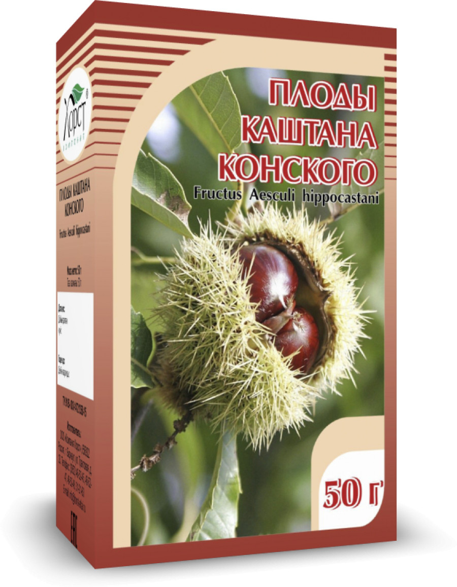 Каштан конский, плоды, 50 г
